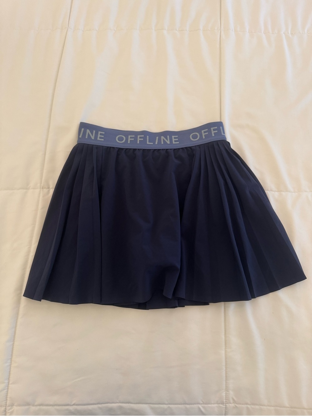 OFFLINE Navy Pleated Tennis Skirt